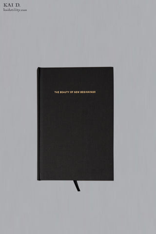 Linen Notebook - The Beauty of New Beginnings