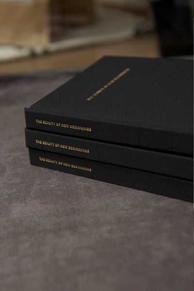 Linen Notebook - The Beauty of New Beginnings