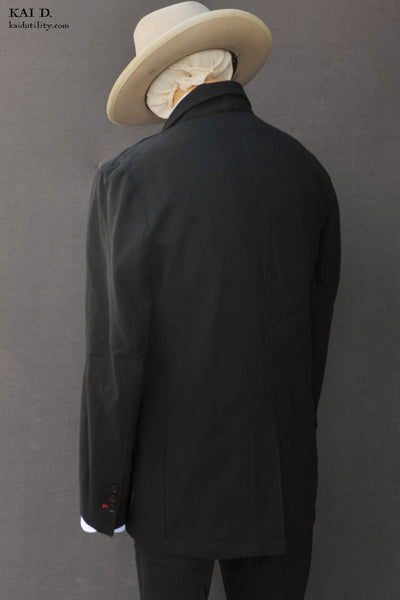 Shoemaker's Jacket - Cotton Linen Black - S, L, XL