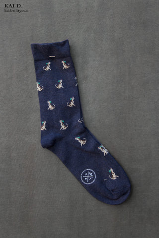 Rouky Socks - Indigo