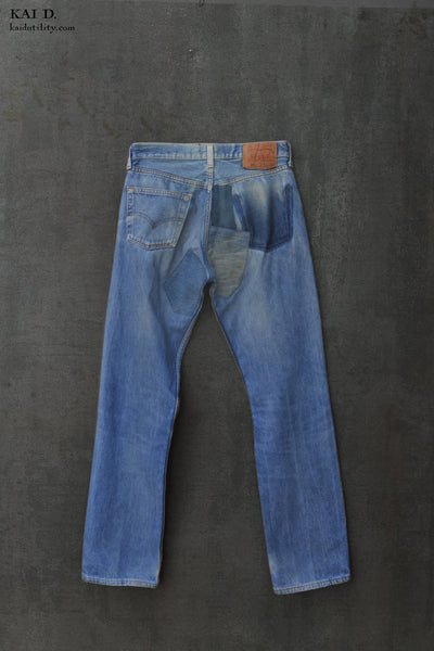 Boro Jeans - Bleached Indigo - 28 (slim straight)