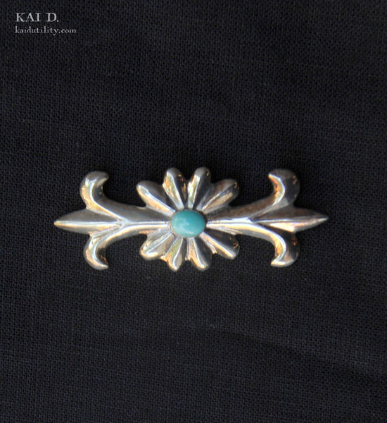 Sterling Silver Brooch - Sandcast