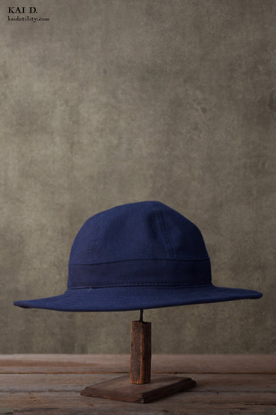 Ferdinan Bucket Hat - Indigo - S