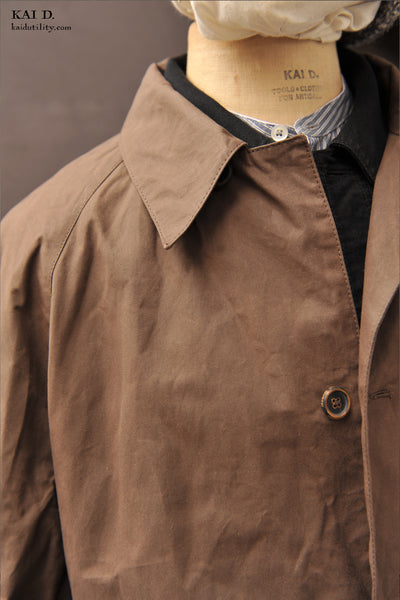 Oversized Camera Coat - Wax Cotton - M