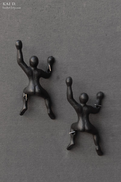 Cast Iron 'Climber' Wall Hook