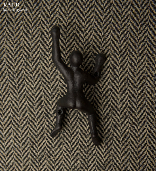 Cast Iron 'Climber' Wall Hook