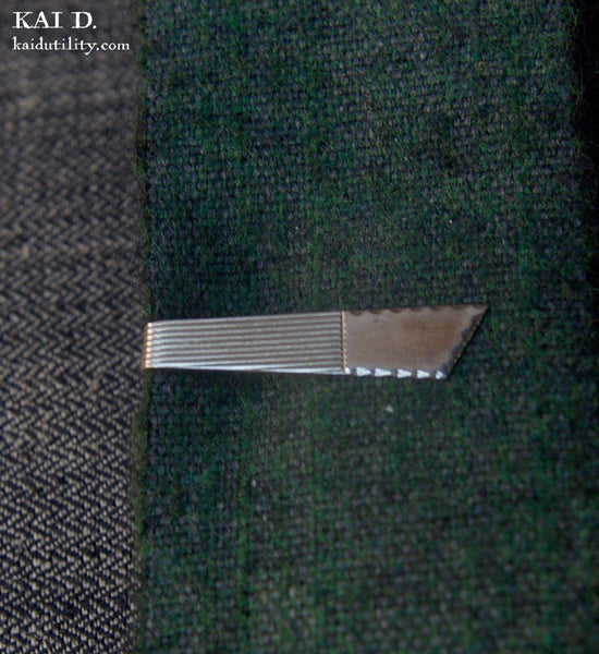 Vintage Tie Clip - F (art deco)