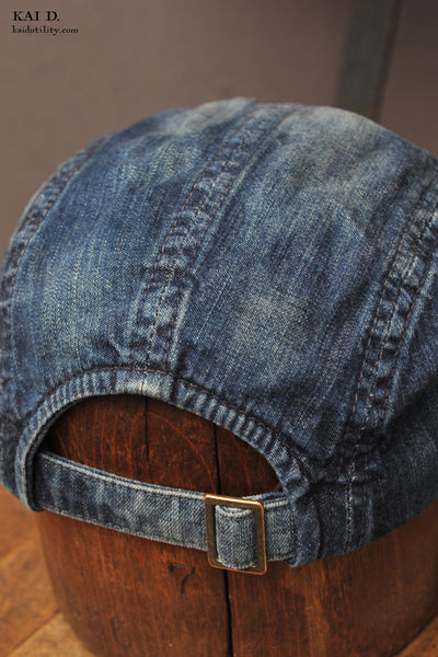 Denim Jet Cap - Washed Denim