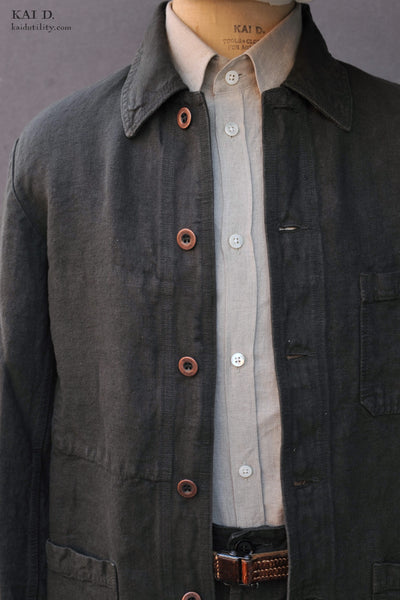 No. 5 Linen Jacket- Elk -  44, 48, 50
