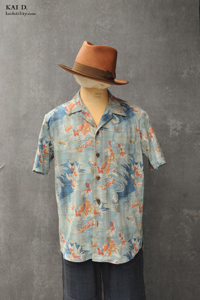 Short Sleeve Slater Shirt - Gold Fish - S, XL