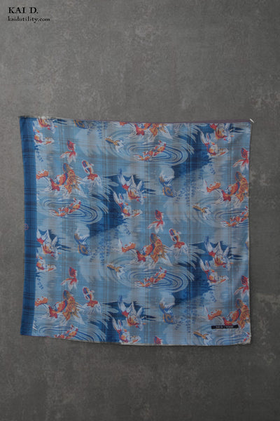 Cotton Bandana - Gold Fish