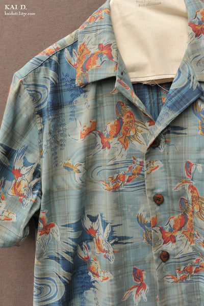 Short Sleeve Slater Shirt - Gold Fish - S, XL