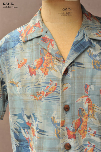Short Sleeve Slater Shirt - Gold Fish - S, XL