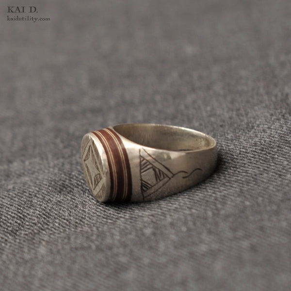 Vintage African Ring (Four Point) - Size 9