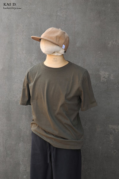 Julian Cotton Tee - Green - M