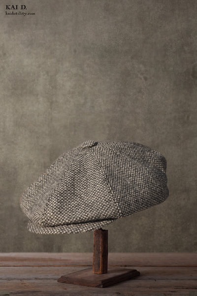 Peaky Hat - Retro Weave Wool - M, L
