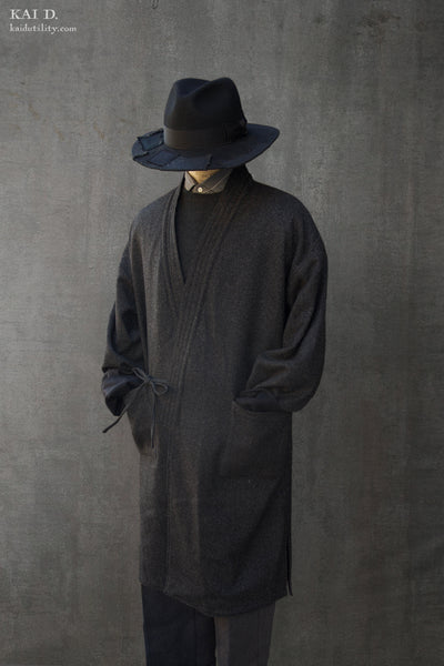 Full Length Japanese Farmer Coat - Nagamachi - Medium