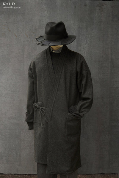 Full Length Japanese Farmer Coat - Nagamachi - Medium