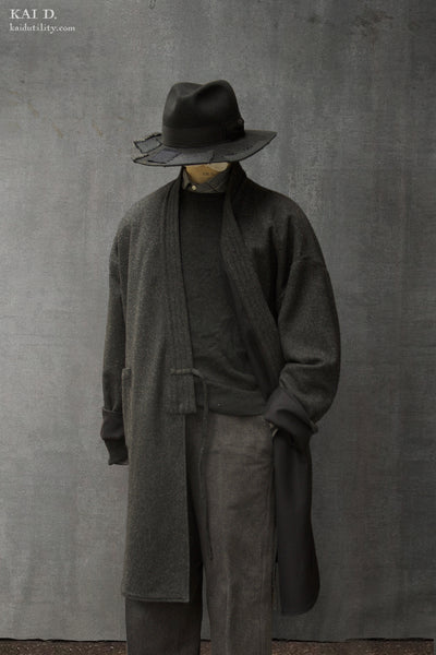 Full Length Japanese Farmer Coat - Nagamachi - Medium