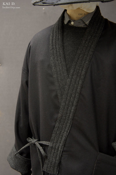 Full Length Japanese Farmer Coat - Nagamachi - Medium