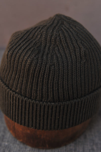 Cardigan Stitch Beanie - Hunting Green