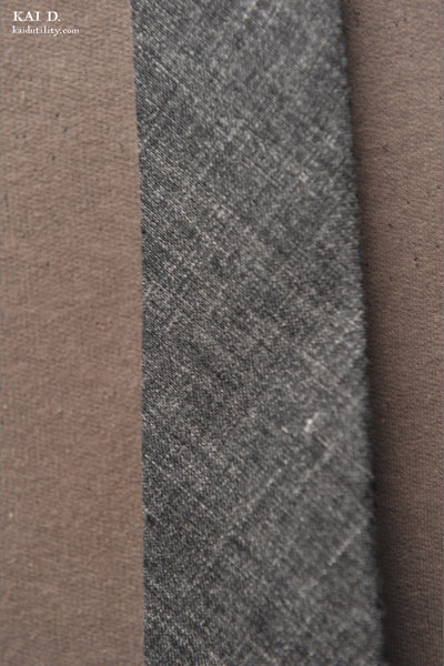 Irish Linen Tie - Texture Grey