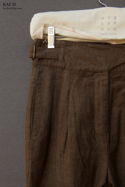 Isa Pants - Overdye Pinstripe -  XS, S, M
