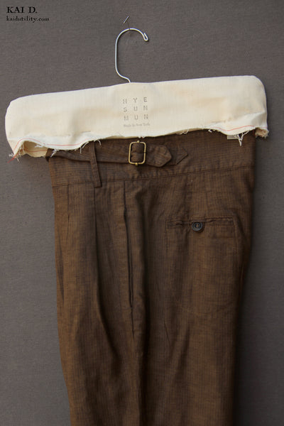 Isa Pants - Overdye Pinstripe -  XS, S, M