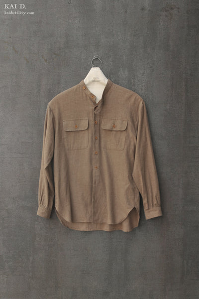 Frankenthaler Shirt - Wheat Flannel - S