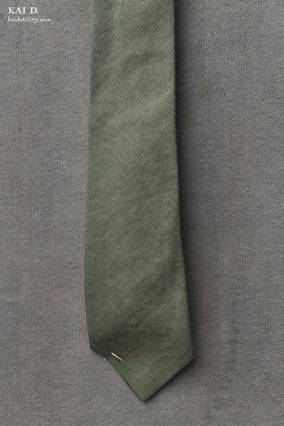 Belgian Linen Tie - Jade