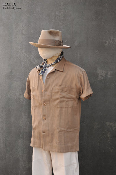 SS Lake Camp Shirt - Khaki - 4