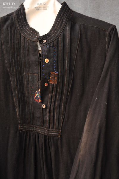 Farmer's Daughter Dress - Boro black - L