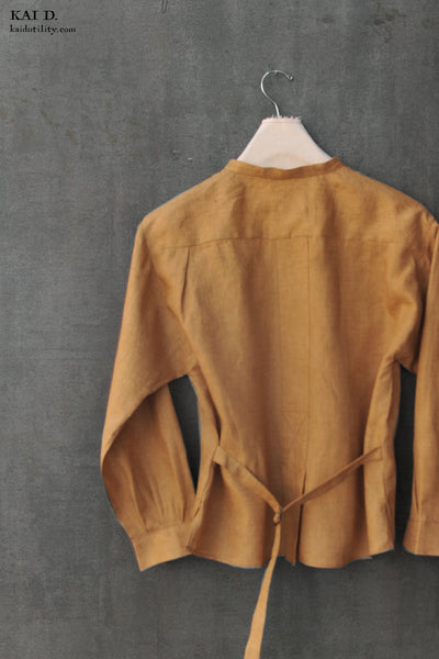 Edith Belted Shirt - Pure Linen