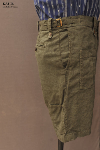Martin Shorts - Over dyed Cotton Linen - 29, 31, 35