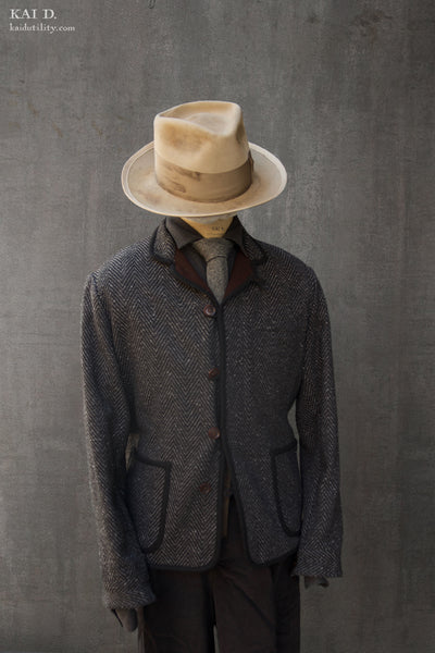 Meeker Jacket - Oversized Herringbone - M, L