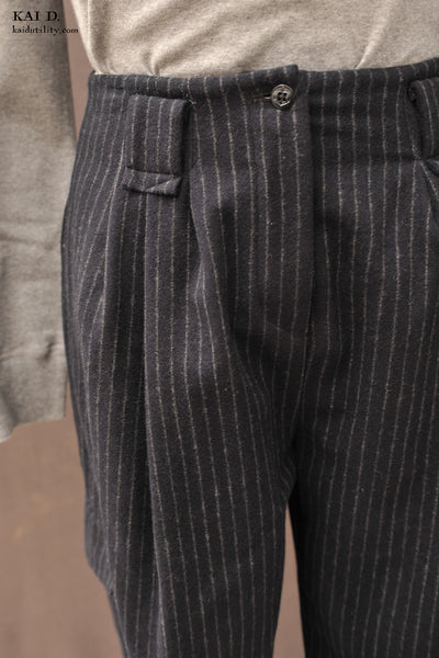 Milo Pants - Wool Pinstripe - 30