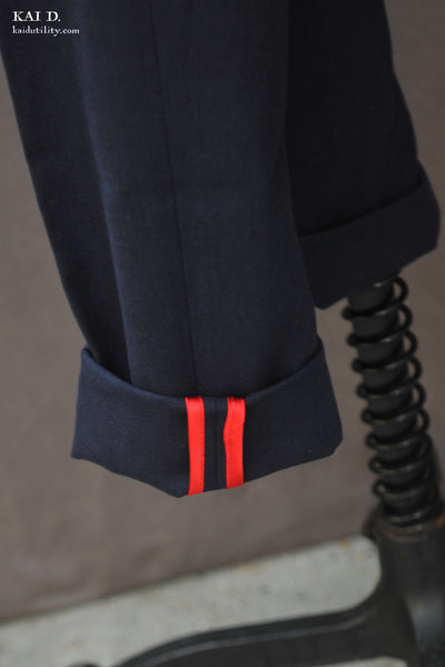 Borough Pants - Cotton Linen Twill - Navy - 32, 34, 36