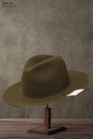 Traveller's Hat - Olive - 36, 38