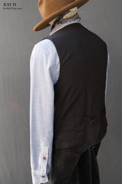 Doyle Vest - Tonal Wool Plaid - M, L, XL