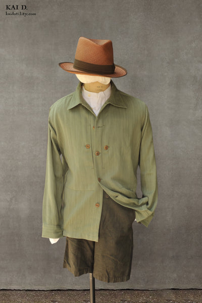 Rana Over Shirt - Military Herringbone - 3