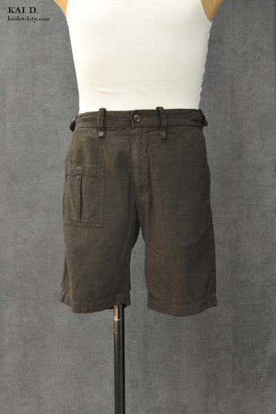 Martin Shorts - Garment Dyed Seersucker - 32, 34, 36
