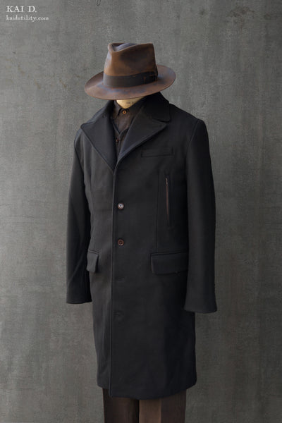 Heavy Wool Shelby Over Coat - S, M, L, XL