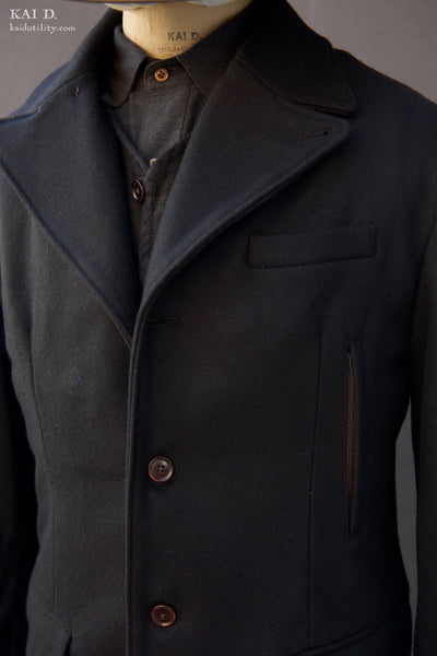 Heavy Wool Shelby Over Coat - S, M, L, XL
