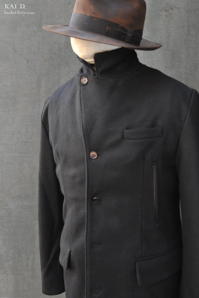 Heavy Wool Shelby Over Coat - S, M, L, XL