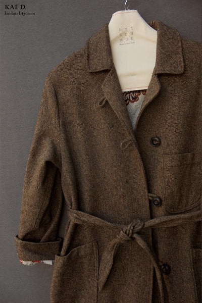 Sontag Coat - Cotton Tweed -  S