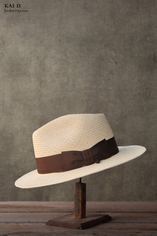 Panama Hat - Natural - 38, 40 (NO RETURN)
