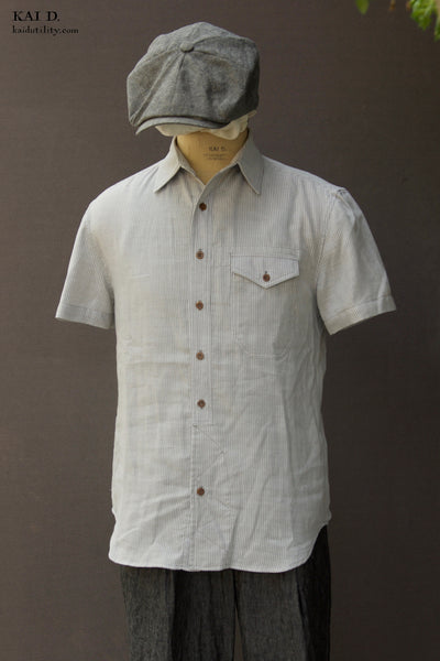 Willie shirt - Double Gauze Stripe - S, XL