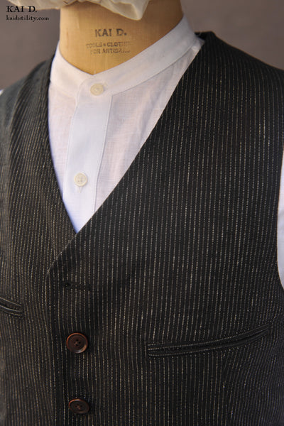 Tradesman Vest - Pinstripe - S, M, L, XL