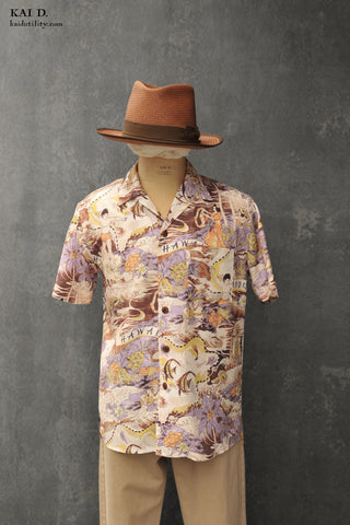 Short Sleeve Slater Shirt - Surfer - S, M, L, XL, XXL
