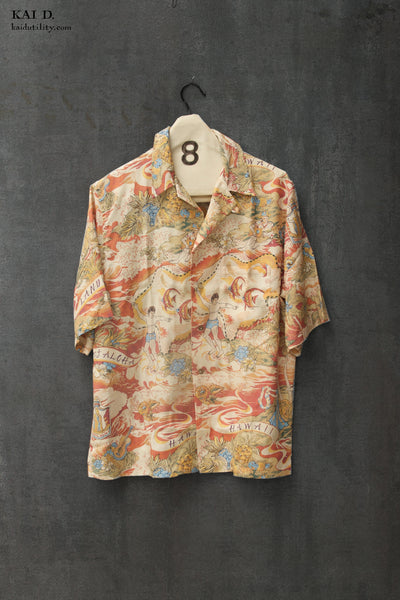 Hawaiian Shirt - Rayon Surfer - L, XL